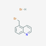 Structure of 5-(BROMOMETHYL)QUINOLINE HYDROBROMIDE