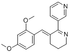 Structure of 3-(2,4-dimethoxybenzylidene)anabaseine