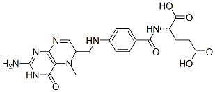 Structure of 5-methyl-5,6-dihydropteroylglutamic acid