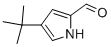 Structure of 1H-Pyrrole-2-carboxaldehyde,4-(1,1-dimethylethyl)-