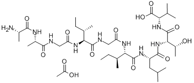 Structure of ALA-ALA-GLY-ILE-GLY-ILE-LEU-THR-VAL