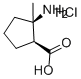 Structure of CIS-2-AMINO-2-METHYLCYCLOPENTANECARBOXYLIC ACID HYDROCHLORIDE