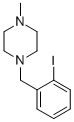 1-(2-IODOBENZYL)-4-METHYLPIPERAZINE结构式