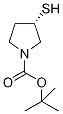 Structure of (S)-3-Mercapto-pyrrolidine-1-carboxylic acid tert-butyl ester