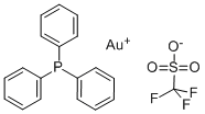 Structure of TRIPHENYLPHOSPHINEGOLD(I) TRIFLUOROMETHANESULFONATE
