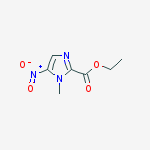 Structure of ETHYL 1-METHYL-5-NITROIMIDAZOLE-2-CARBOXYLATE