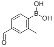 Structure of (4-FORMYL-2-METHYLPHENYL)BORONIC ACID
