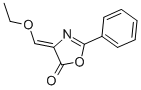 Structure of 4-ETHOXYMETHYLENE-2-PHENYL-2-OXAZOLIN-5-ONE