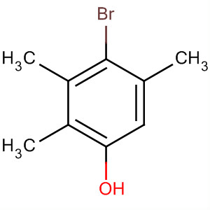 Structure of Phenol, 4-bromo-2,3,5-trimethyl-