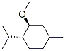 Structure of [1R-(1alpha,2beta,5alpha)]-1-(isopropyl)-2-methoxy-4-methylcyclohexane