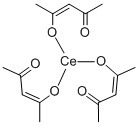 Structure of CERIUM ACETYL ACETONATE