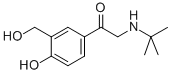 Structure of 2-[(1,1-DIMETHYLETHYL) AMINO]-1-[4-OH-3-(HYDROXYMETHYL)PHENYL]ETHAN-1-ONE