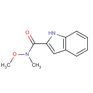 Chemical structure of 1H-Indole-2-carboxamide, N-methoxy-N-methyl-