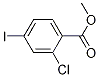 Structure of Benzoic acid, 2-chloro-4-iodo-, methyl ester