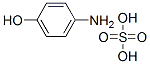Structure of Phenol, 4-amino-, hydrogen sulfate (ester)