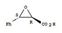 Structure of (2R,3S)-rel-3-Phenyl-2-oxiranecarboxylic acid