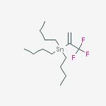 Structure of Tributyl(3,3,3-trifluoroprop-1-en-2-yl)stannane