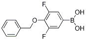 Structure of 4-Benzyloxy-3,5-difluorophenylboronic acid