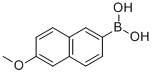 Structure of 6-METHOXY-2-NAPHTHALENEBORONIC ACID