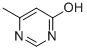 Structure of 4-HYDROXY-6-METHYLPYRIMIDINE