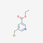 Structure of Ethyl 5-(bromomethyl)nicotinate