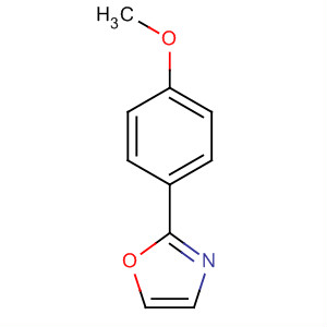 Structure of Oxazole, 2-(4-methoxyphenyl)-