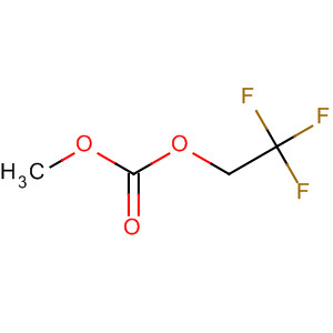 Structure of carbonic acid, methyl 2,2,2-trifluoroethyl ester