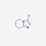Structure of 3-BROMO-5,6,7,8-TETRAHYDROIMIDAZO[1,2-A]PYRIDINE