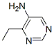 Structure of 5-Pyrimidinamine,4-ethyl-