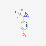Structure of Phenol, 4-[3-(trifluoromethyl)-3H-diazirin-3-yl]-