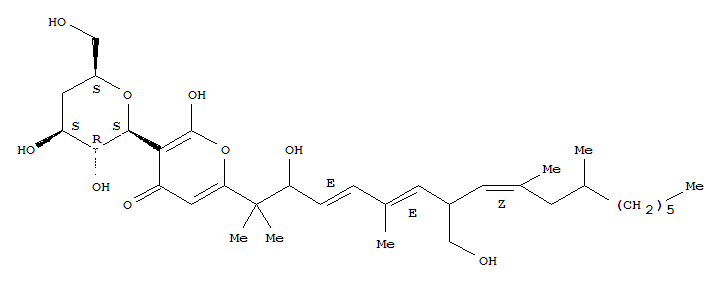 Structure of Fusapyrone