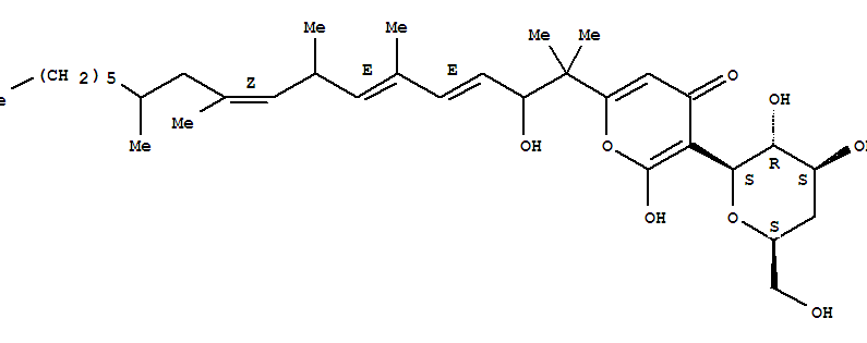 Structure of Deoxyfusapyrone