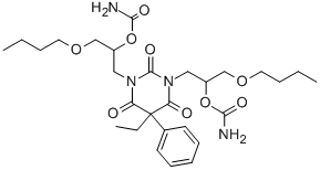 Structure of difebarbamate