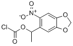 Structure of 1-(3,4-(METHYLENEDIOXY)-6-NITROPHENYL)ETHYL CHLOROFORMATE