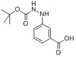 Structure of 3-(2-N-BOC-HYDRAZINO)BENZOIC ACID