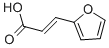 Structure of (E)-3-(furan-2-yl)acrylic acid