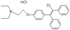 Structure of CIS-CLOMIPHENE HCL