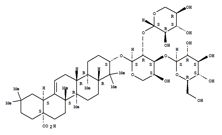 Structure of elatoside E