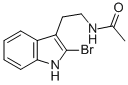Structure of N-[2-(2-BROMO-1H-INDOL-3-YL)ETHYL]ACETAMIDE