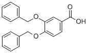 Structure of 3,4-BIS(BENZYLOXY)BENZOIC ACID