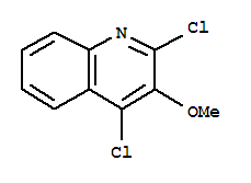 Structure of 2,4-DICHLORO-3-METHOXYQUINOLINE