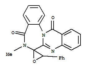 Structure of benzomalvin C
