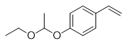 Chemical structure of 4-(Ethoxyethoxy)styrene