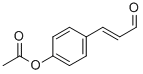2-PROPENAL, 3-(4-(ACETYLOXY)PHENYL)-,(2E)结构式