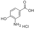 4-羟基-3-氨基苯甲酸盐酸盐结构式