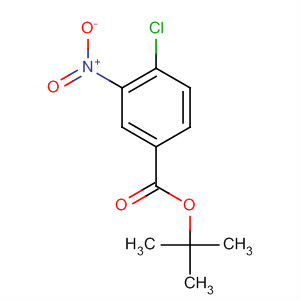 Structure of Benzoic acid, 4-chloro-3-nitro-, 1,1-dimethylethyl ester