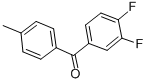 Structure of 3,4-DIFLUORO-4-METHYLBENZOPHENONE