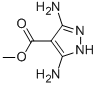 Structure of 1H-Pyrazole-4-carboxylic  acid,  3,5-diamino-,  methyl  ester