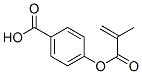 Structure of p-Methacryloyloxybenzoic acid