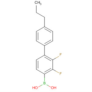 Structure of Boronic acid, (2,3-difluoro-4'-propyl[1,1'-biphenyl]-4-yl)-